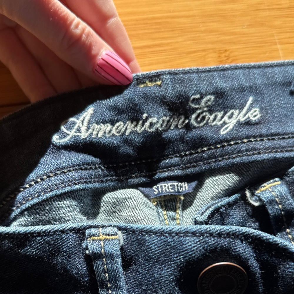 America eagle super low rise boot cut vintage jeans - Picture 2 of 5